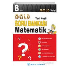 8. Sınıf Matematik Gold Serisi Yeni Nesil Soru Bankası - Mutlu Yayınları