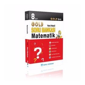 8. Sınıf Matematik Gold Serisi Yeni Nesil Soru Bankası - Mutlu Yayınları