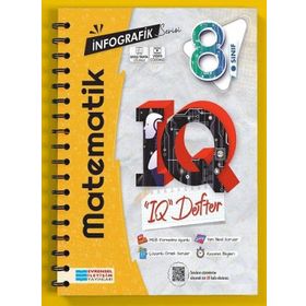 8.Sınıf Matematik İnfografik Serisi IQ Akıllı Defter Evrensel İletişim