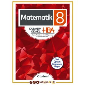 8. Sınıf Matematik Kazanım Odaklı HBA - Tudem Yayınları