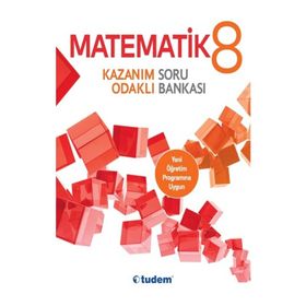 8. Sınıf Matematik Kazanım Odaklı Soru Bankası - Tudem Yayınları