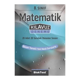 8. Sınıf Matematik Kılavuz Deneme-Bloktest Yayınları