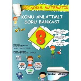 8. Sınıf Matematik Konu Anlatımlı Soru Bankası Serkan Akça