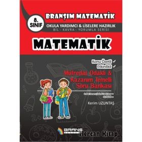 8. Sınıf Matematik Konu Özetli Etkinlikli Müfredat Odaklı - Kazanım Temelli Soru Bankası - Kerim Uzuntaş
