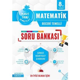 8. Sınıf Matematik Mavi Soru Bankası-Nartest Yayınları