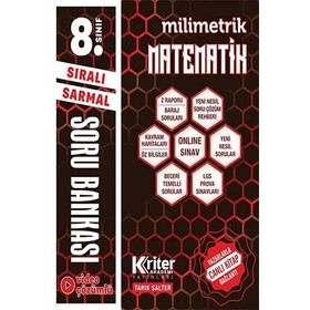 8. Sınıf Matematik Milimetrik Soru Bankası-Kriter Akademi Yayınları
