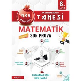 8. Sınıf Matematik Nar Tanesi Son Prova Altın Sorular - Nartest YayınlarıYay