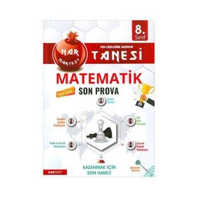 8. Sınıf Matematik Nar Tanesi Son Prova Altın Sorular - Nartest YayınlarıYay