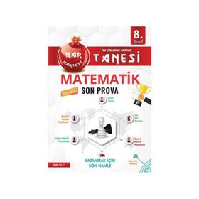 8. Sınıf Matematik Nar Tanesi Son Prova Altın Sorular - Nartest YayınlarıYay
