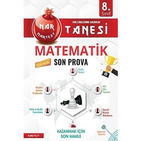 8. Sınıf Matematik Nar Tanesi Son Prova Altın Sorular - Nartest YayınlarıYay