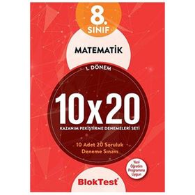 8. Sınıf Matematik Nisan TEOG 2 10x20 Denemeleri - kollektif