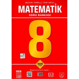 8. Sınıf Matematik Non Stop Soru Bankası-Europa Yayınları