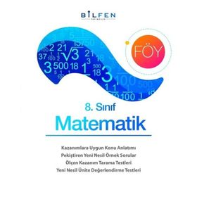 8. Sınıf Matematik Öğrenim Föyleri-Bilfen Yayınları