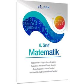 8. Sınıf Matematik Öğrenim Föyleri-Bilfen Yayınları