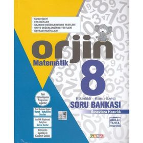 8. Sınıf Matematik Orjin Konu Özetli Soru Bankası Gama Yayınları