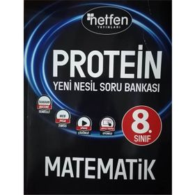 8.Sınıf Matematik Protein Yeni Nesil Soru Bankası-Netfen Yayınları