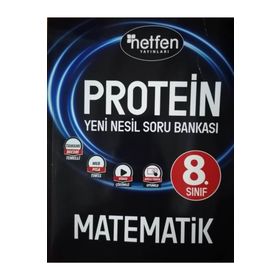 8.Sınıf Matematik Protein Yeni Nesil Soru Bankası-Netfen Yayınları