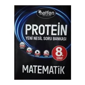 8.Sınıf Matematik Protein Yeni Nesil Soru Bankası-Netfen Yayınları