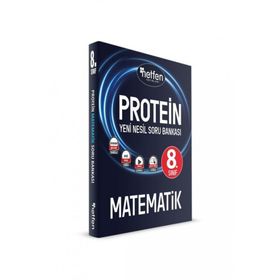 8.Sınıf Matematik Protein Yeni Nesil Soru Bankası-Netfen Yayınları