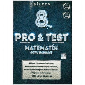 8. Sınıf Matematik ProTest Soru Bankası Bilfen Yayıncılık