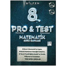 8. Sınıf Matematik ProTest Soru Bankası Din Denemesi-Bilfen Yayıncılık