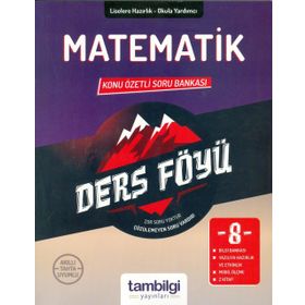 8. Sınıf Matematik Soru Bankası Tambilgi Yayınları