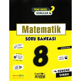 8. Sınıf Matematik Soru Bankası-Üçgen Akademi Yayınları