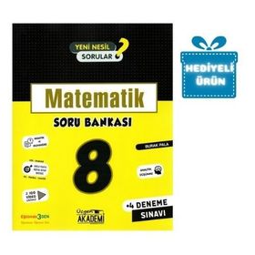 8. Sınıf Matematik Soru Bankası-Üçgen Akademi Yayınları