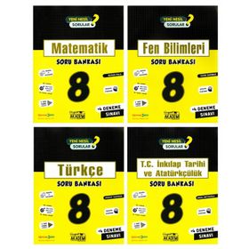 8. Sınıf Matematik Soru Bankası-Üçgen Akademi Yayınları