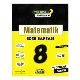 8. Sınıf Matematik Soru Bankası-Üçgen Akademi Yayınları