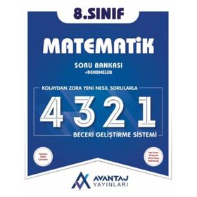 8. Sınıf Matematik Soru Bankası+Denemeler-Avantaj Yayınları