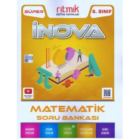 8. Sınıf Matematik Süper İnova Soru Bankası-Ritmik Eğitim Yayınları