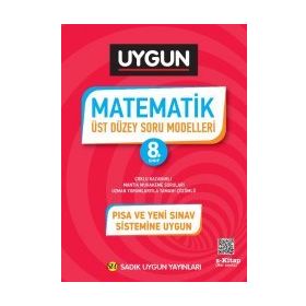 8. Sınıf Matematik Üst Düzey Soru Bankası - Sadık Uygun Yayınları