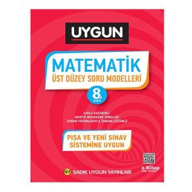8. Sınıf Matematik Üst Düzey Soru Bankası - Sadık Uygun Yayınları