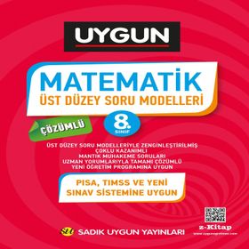 8. Sınıf Matematik Üst Düzey Soru Bankası - Sadık Uygun Yayınları