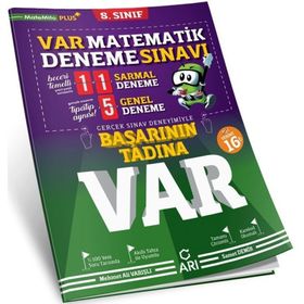 8. Sınıf Matematik VAR Deneme Sınavı-Arı Yayıncılık