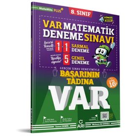 8. Sınıf Matematik VAR Deneme Sınavı-Arı Yayıncılık