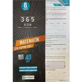8.Sınıf Matematik Yaprak Test Gezegen Yayıncılık