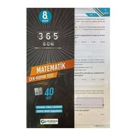 8.Sınıf Matematik Yaprak Test Gezegen Yayıncılık