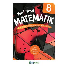 8.Sınıf Matematik Yeni Nesil Konu Özetli Soru Bankası Bilgi Küpü Yayınları