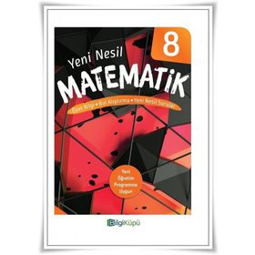 8.Sınıf Matematik Yeni Nesil Konu Özetli Soru Bankası Bilgi Küpü Yayınları