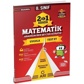 8. Sınıf Matemito 2’si 1 Arada Matematik-Arı Yayıncılık