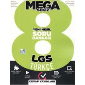 8. Sınıf Mega Sekiz Yeni Nesil Türkçe Soru Bankası Cevap Yayınları