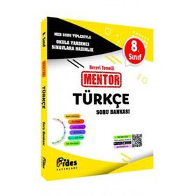 8. Sınıf Mentor Türkçe Konu Anlatımlı Soru Bankası Fides Yayınları