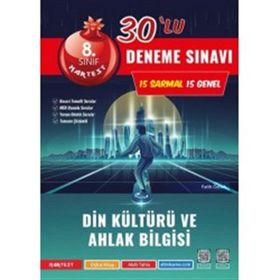 8. Sınıf Mod Din Kültürü ve Ahlak Bilgisi 30 Deneme Sınavı Nartest Yayınevi