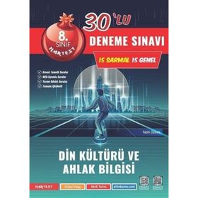 8. Sınıf Mod Din Kültürü ve Ahlak Bilgisi 30 Deneme Sınavı Nartest Yayınevi