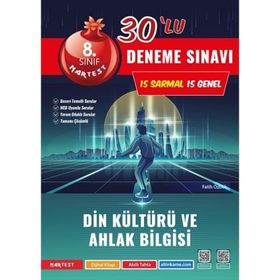 8. Sınıf Mod Din Kültürü ve Ahlak Bilgisi 30 Deneme Sınavı Nartest Yayınevi