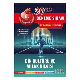 8. Sınıf Mod Din Kültürü ve Ahlak Bilgisi 30 Deneme Sınavı Nartest Yayınevi