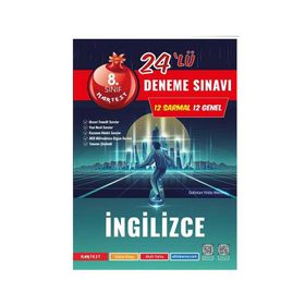 8. Sınıf Mod İngilizce 24 Deneme Sınavı Nartest Yayınevi