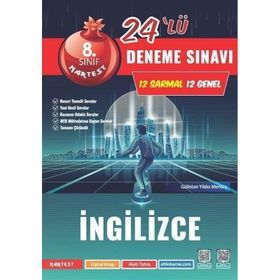 8. Sınıf Mod İngilizce 24 Deneme Sınavı Nartest Yayınevi